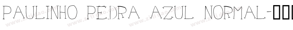 Paulinho Pedra Azul Normal字体转换